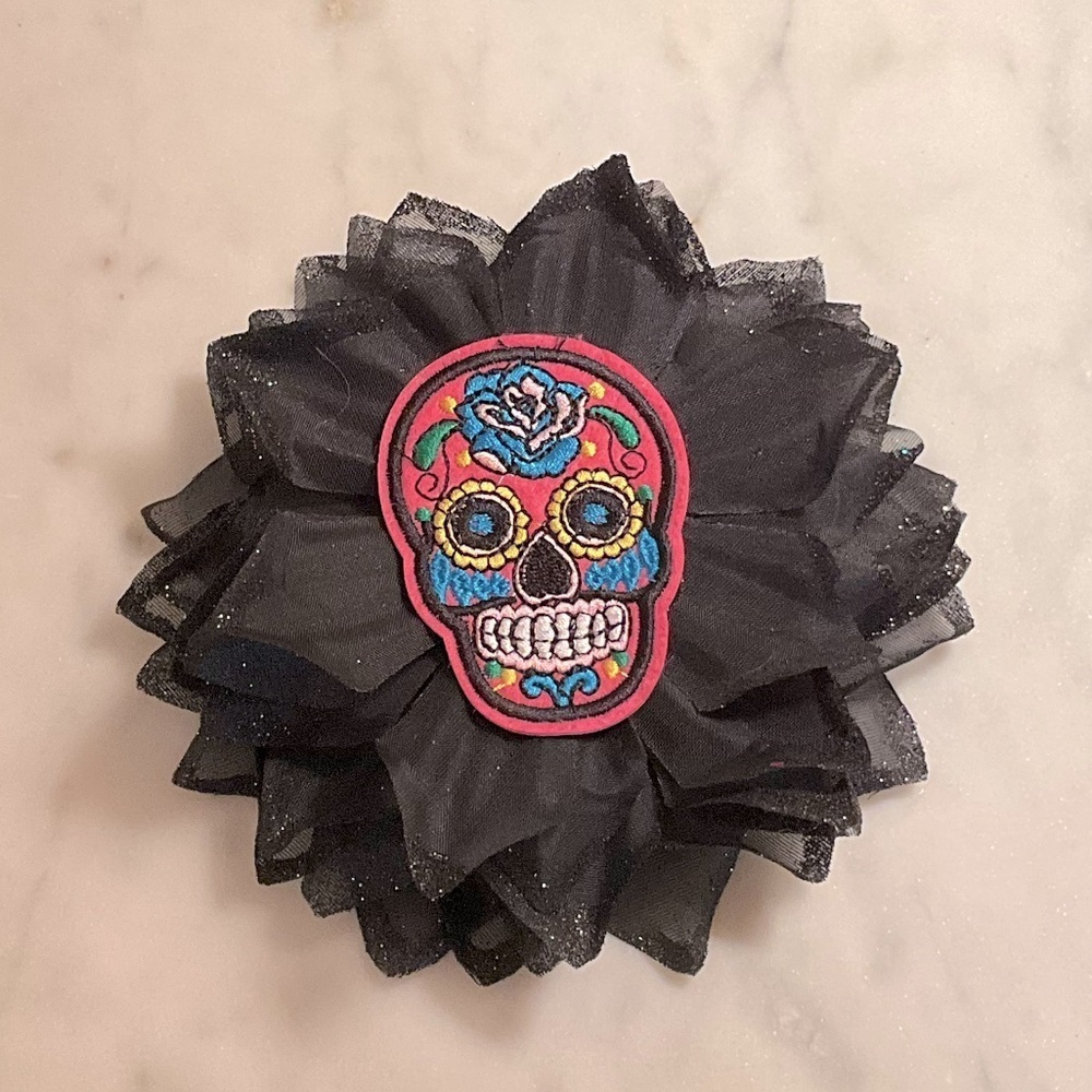 Sugar Skull Hair Accessory